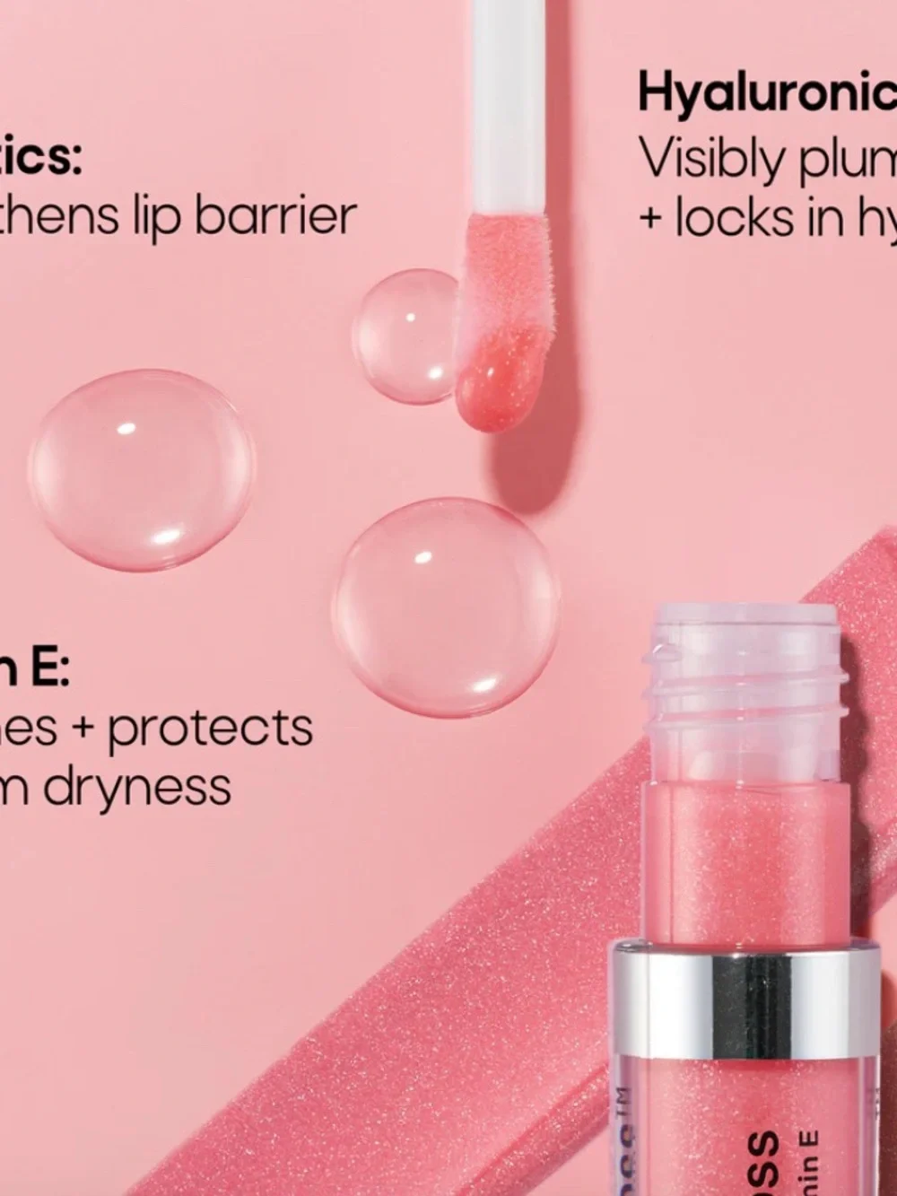 Almay Shimmering Peach-Coral Color & Care Lip Gloss